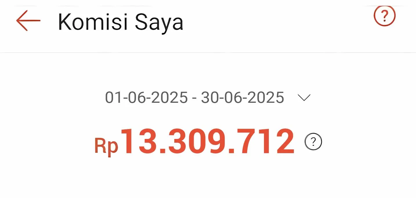 Bukti shopee affiliate menghasilkan