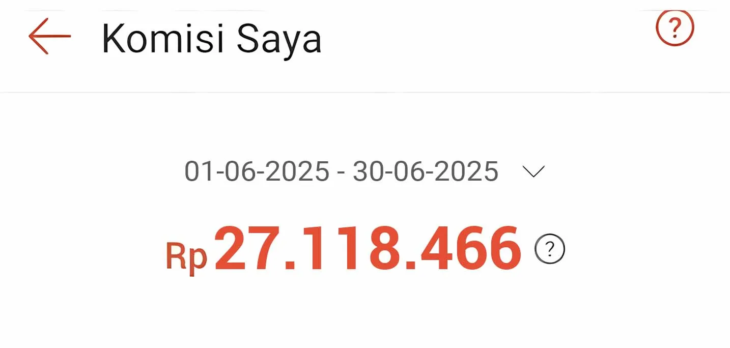 Bukti shopee affiliate menghasilkan