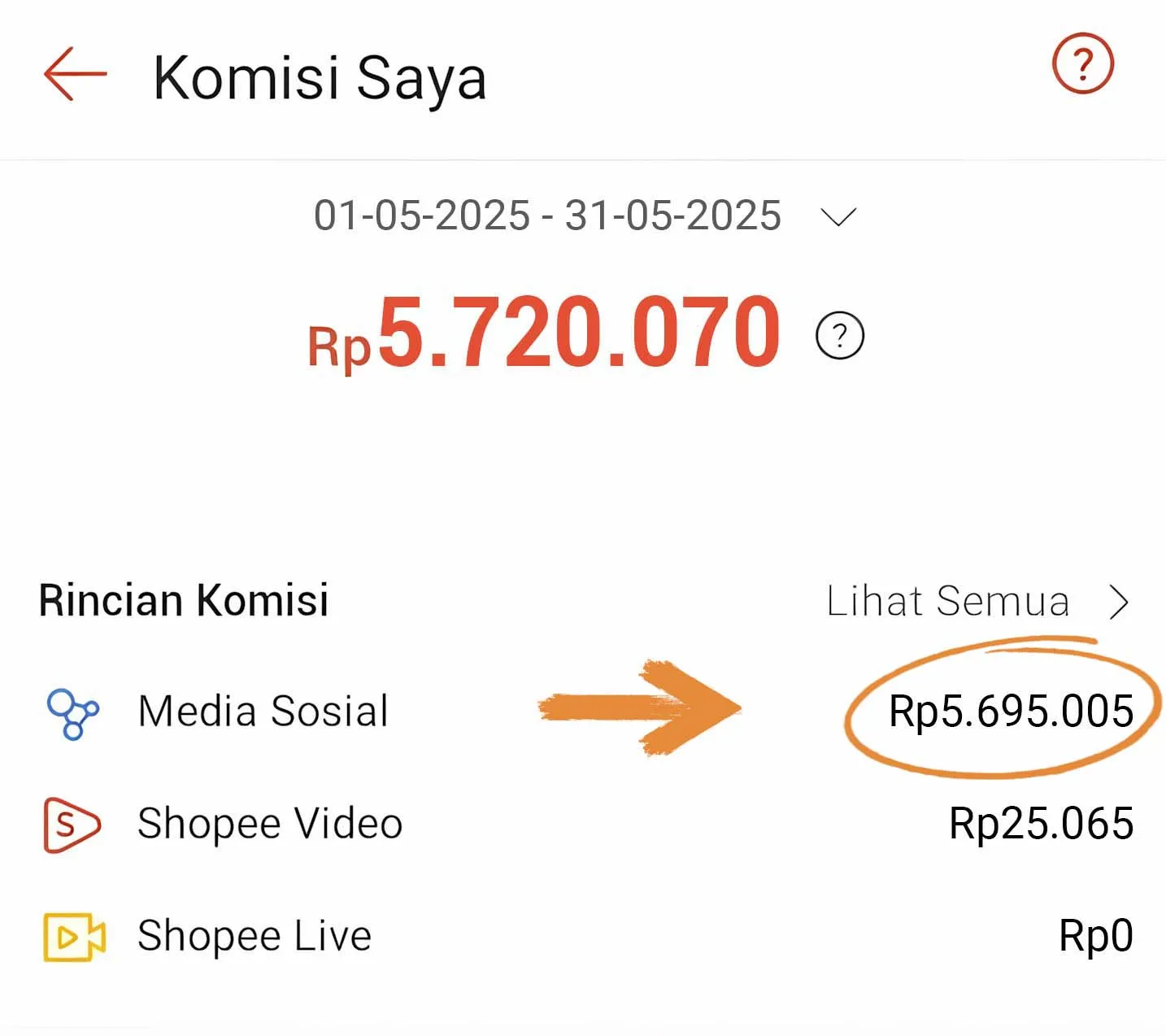 Bukti nyata Shopee Affiliate Menghasilkan Uang Sampingan